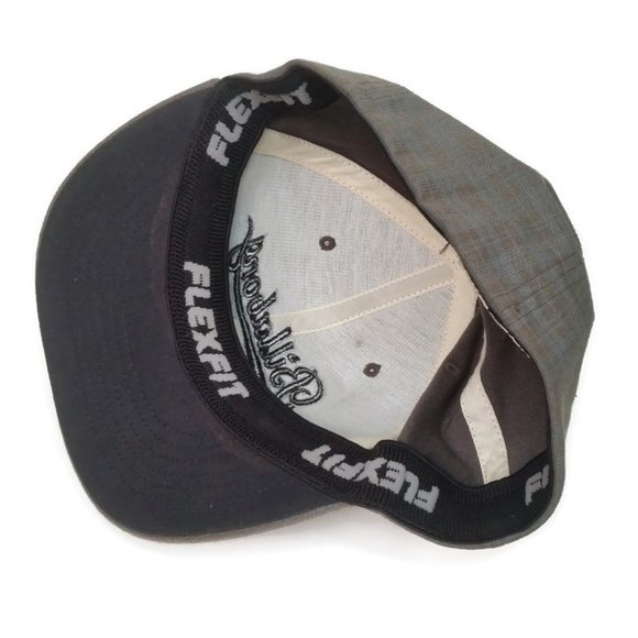 Billabong Hat Cap FlexFit Gray Embroidered Adult Men's One Size Spell Out - Picture 5 of 8